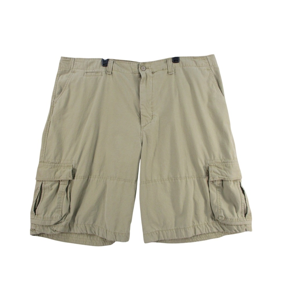 Mens Khaki Cargo Shorts 3X-Large Regular Tan Multi Pocket Utility 2540.UFSH.254